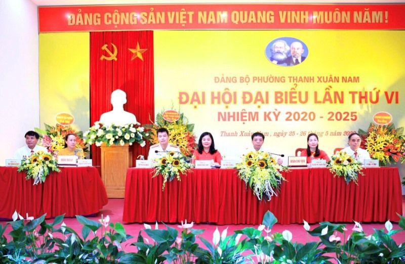 Đảng bộ phường Thanh Xuân Nam tổ chức thành công Đại hội nhiệm kỳ 2020-2025 - Ảnh 1