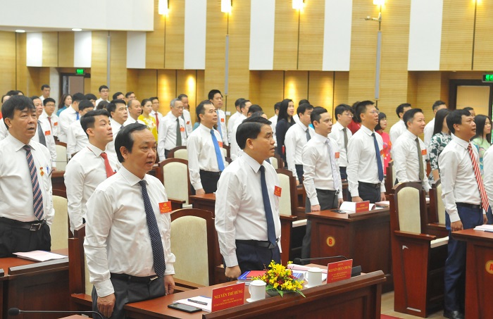 Đại hội Đảng bộ Cơ quan Văn phòng UBND TP Hà Nội lần thứ 8, nhiệm kỳ 2020-2025 - Ảnh 2