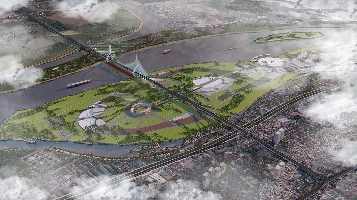 Đầu tư xây dựng cầu Tứ Liên: Điểm nhấn kiến trúc mới của Hà Nội - Ảnh 1
