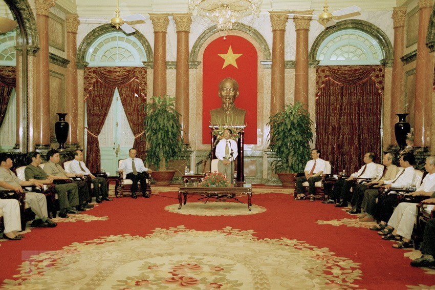 Hình ảnh chặng đường 70 năm thành lập Hội Nhà báo Việt Nam - Ảnh 13