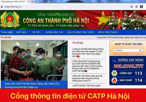 Cảnh báo trường hợp lập website giả danh Công an Hà Nội để lừa đảo - Ảnh 2