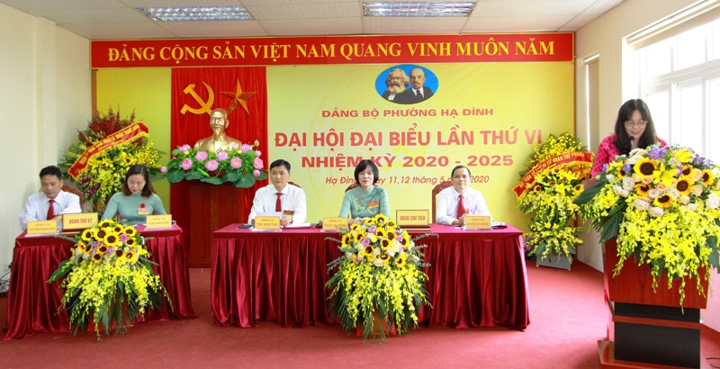 Quận Thanh Xuân tổ chức thành công Đại hội tại Đảng bộ phường Hạ Đình - Ảnh 1