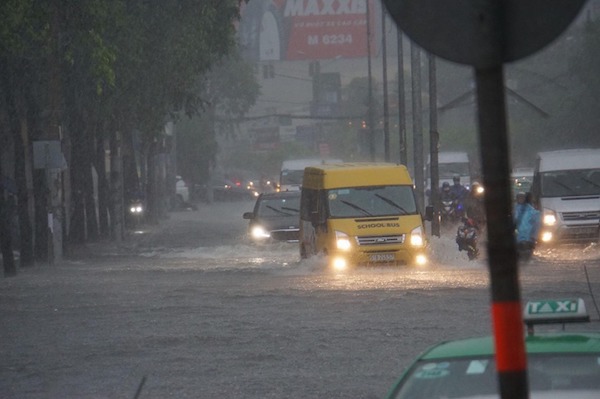 TP Hồ Chí Minh: Mưa như trút nước, đường ngập, cây đổ khắp nơi - Ảnh 4