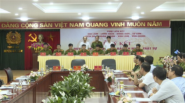 Các quận, huyện, thị xã giáp ranh huyện Gia Lâm liên kết an ninh trật tự - Ảnh 1