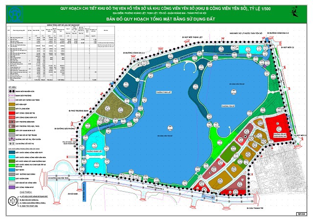 Quy hoạch chi tiết Khu đô thị và Công viên Yên Sở: Điểm nhấn đô thị phía Nam Thủ đô - Ảnh 1