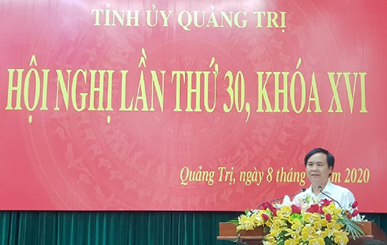 Ông Võ Văn Hưng được bầu làm Phó Bí thư Tỉnh ủy Quảng Trị - Ảnh 1
