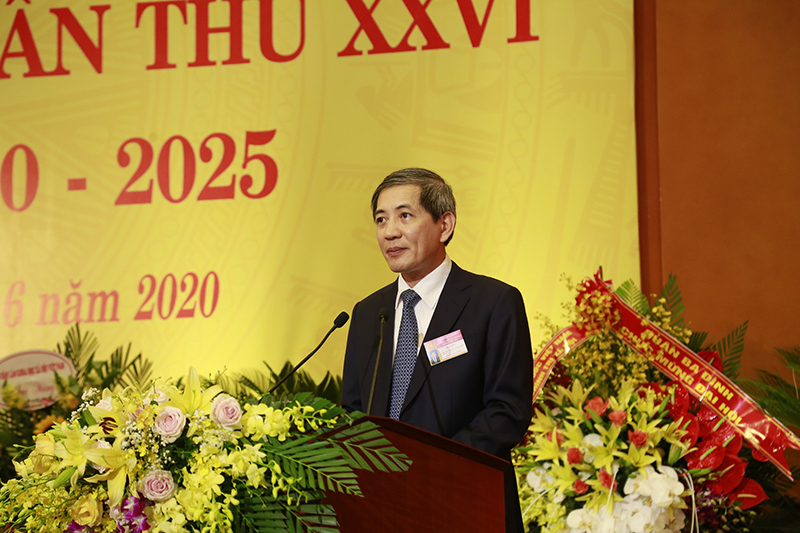 Đồng chí Hoàng Minh Dũng Tiến tái đắc cử Bí thư Quận ủy Ba Đình nhiệm kỳ 2020-2025 - Ảnh 1