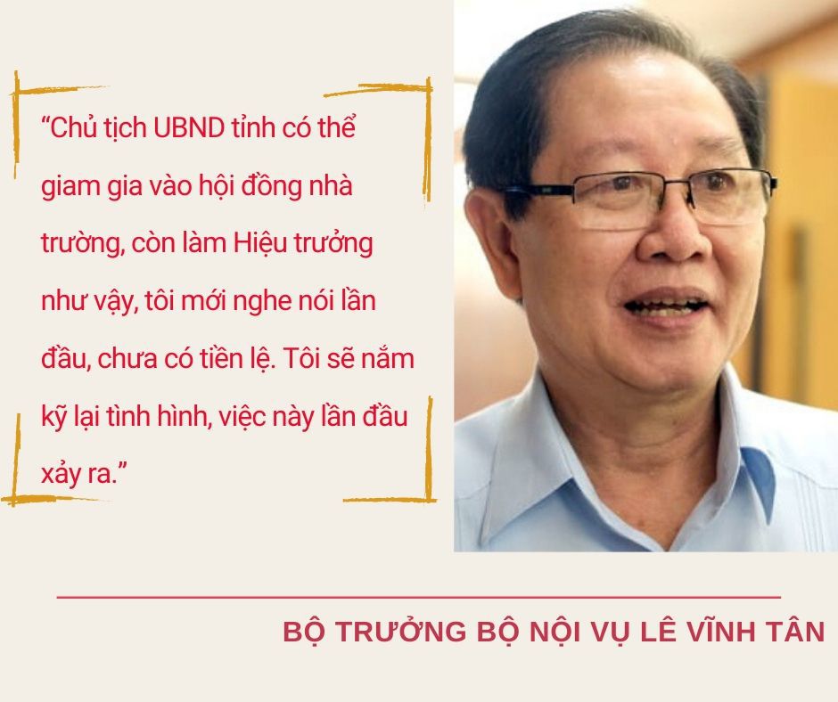 Bộ trưởng Bộ Nội vụ nói gì việc Chủ tịch UBND tỉnh Quảng Ninh làm hiệu trưởng trường đại học? - Ảnh 1
