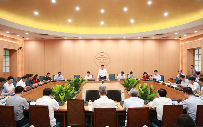 Chủ tịch UBND thành phố Hà Nội Nguyễn Đức Chung: Xây dựng Chính quyền điện tử, ứng dụng công nghệ thông tin đang là yêu cầu cấp bách - Ảnh 1