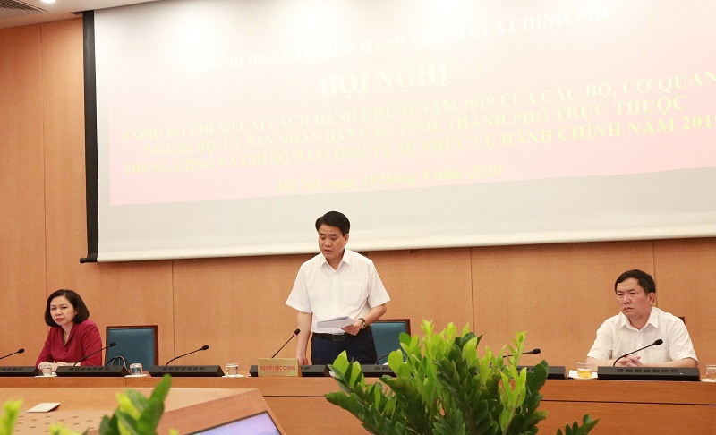 Chủ tịch UBND TP Hà Nội Nguyễn Đức Chung: Hà Nội có nhiều chỉ tiêu cải cách hành chính về đích trước thời hạn - Ảnh 1