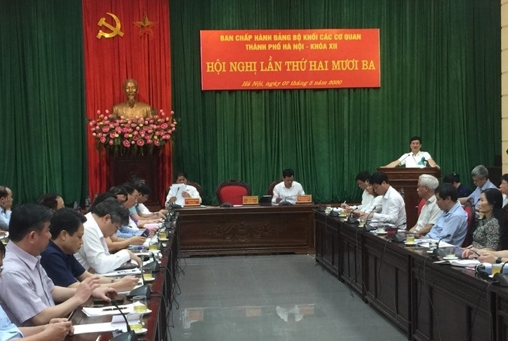 Đảng ủy Khối các cơ quan TP Hà Nội: Hoàn thành tổ chức Đại hội Đảng bộ cơ sở trước ngày 15/6/2020 - Ảnh 1