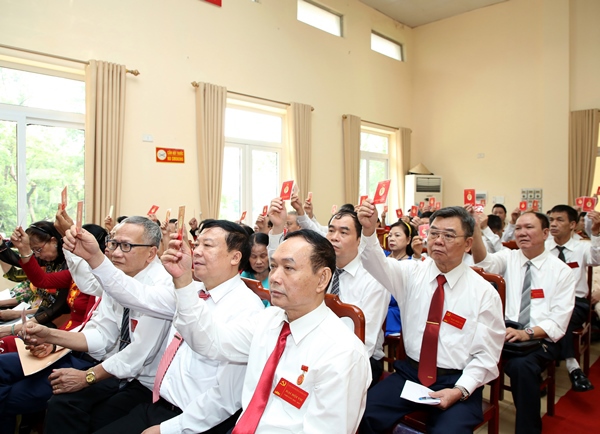 Quận Cầu Giấy: Đảng bộ phường Nghĩa Tân, Nghĩa Đô tổ chức Đại hội nhiệm kỳ 2020 - 2025 - Ảnh 2