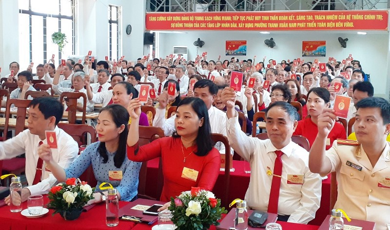 Đảng bộ phường Thanh Xuân Nam tổ chức thành công Đại hội nhiệm kỳ 2020-2025 - Ảnh 2