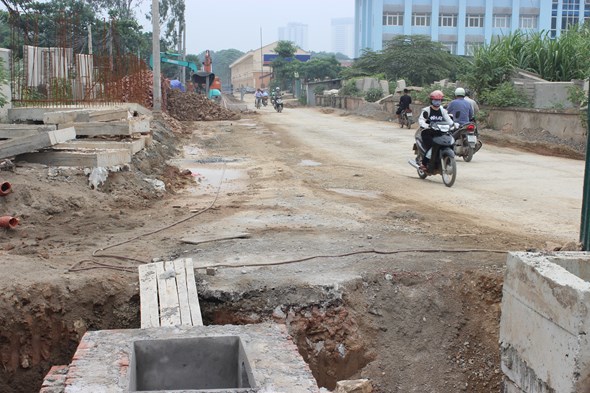 Xây dựng tuyến đường mới thuộc phường Cầu Diễn, quận Nam Từ Liêm - Ảnh 1