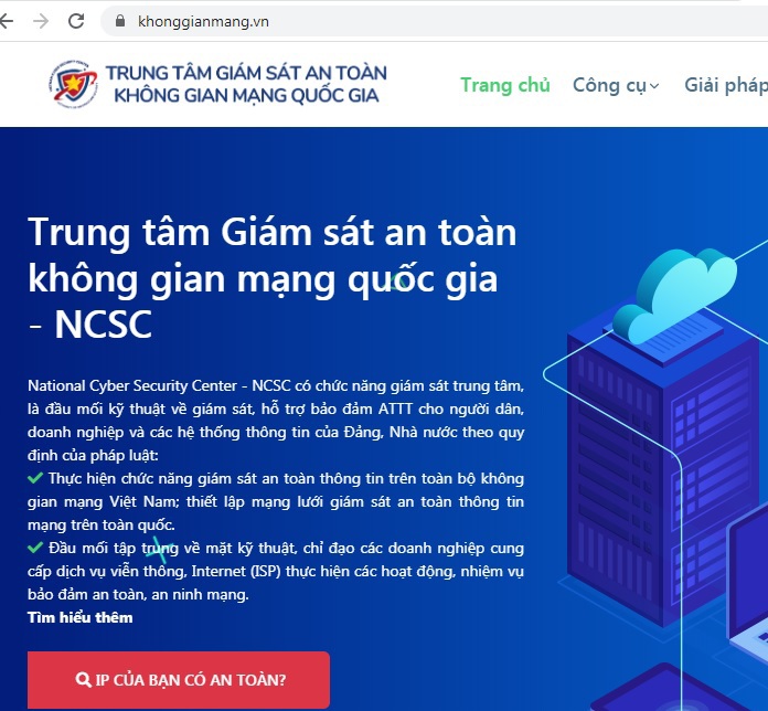 Website khonggianmang.vn hỗ trợ làm việc an toàn từ xa - Ảnh 1