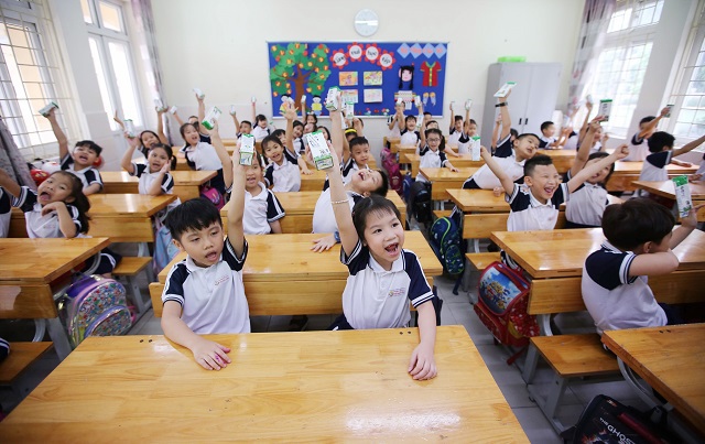 Hơn 1 triệu trẻ em Hà Nội được thụ hưởng Sữa học đường - Ảnh 1