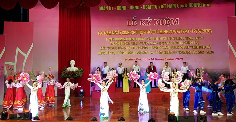 Quận Hoàng Mai: Long trọng tổ chức Lễ kỷ niệm 130 năm Ngày sinh Chủ tịch Hồ Chí Minh (19/5/1890-19/5/2020) - Ảnh 1