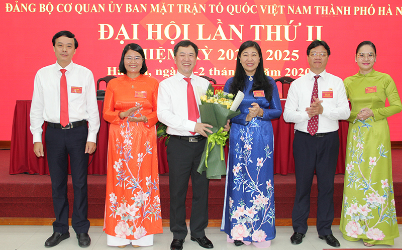 Đại hội Đảng bộ cơ quan Ủy ban Mặt trận Tổ quốc Việt Nam thành phố Hà Nội nhiệm kỳ 2020-2025 thành công tốt đẹp - Ảnh 2