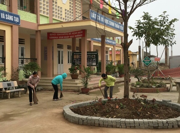 Huyện Phú Xuyên và Thường Tín: Chuẩn bị điều kiện tốt nhất để đón học sinh đi học trở lại - Ảnh 1