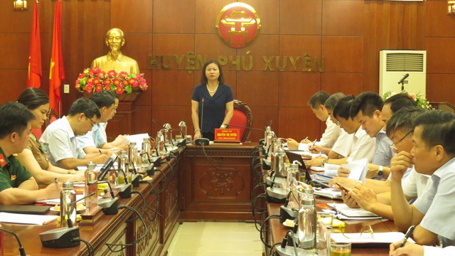 Trưởng ban Dân vận Thành ủy Nguyễn Thị Tuyến: Phú Xuyên cần tập trung giải quyết dứt điểm đơn thư - Ảnh 1