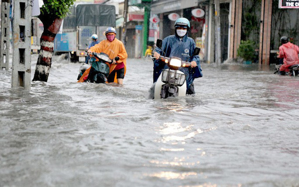 TP Hồ Chí Minh vẫn còn 22 tuyến đường bị ngập nặng - Ảnh 1