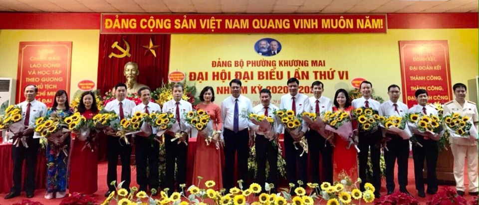 Đảng bộ phường Khương Mai tổ chức thành công Đại hội nhiệm kỳ 2020 - 2025 - Ảnh 2