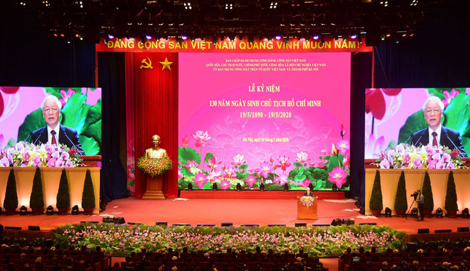 Lễ Kỷ niệm trọng thể 130 năm Ngày sinh Chủ tịch Hồ Chí Minh - Ảnh 9