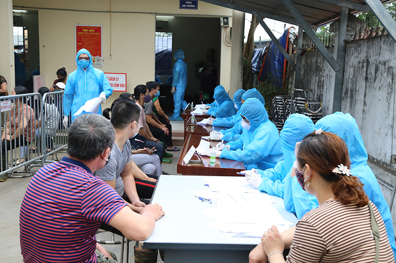 Quận Bắc Từ Liêm: 244 mẫu xét nghiệm nhanh Covid-19 tại chợ Minh Khai đều âm tính - Ảnh 1