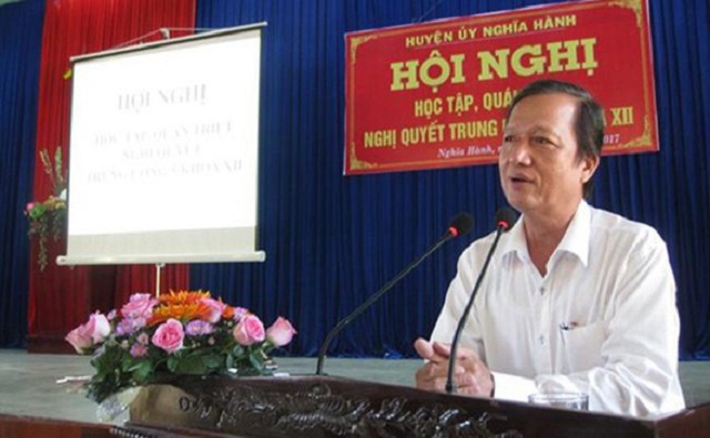  Quảng Ngãi: Nguyên Bí thư, kiêm Chủ tịch huyện Nghĩa Hành "dính" sai phạm 
