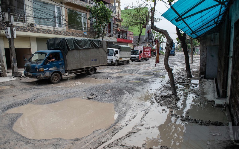 "Con đường đau khổ" qua phố Keo, huyện Gia Lâm: Đã có phương án khắc phục - Ảnh 1
