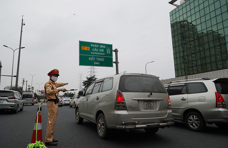 Hà Nội: Chủ động điều tiết giao thông tại cửa ngõ phía Nam trong ngày cuối nghỉ lễ - Ảnh 3