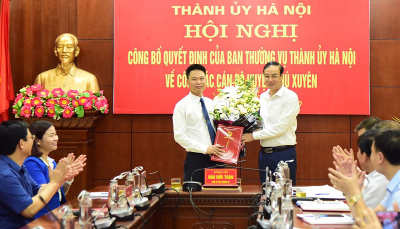 Ông Nguyễn Xuân Thanh giữ chức Phó Bí thư Huyện ủy Phú Xuyên - Ảnh 1