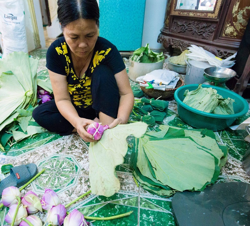 Mục sở thị quy trình ướp đệ nhất trà Hà Nội - Ảnh 14