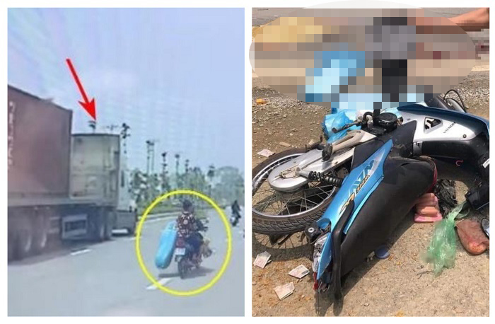 Hà Nội: Truy tìm tài xế xe container gây tai nạn khiến 2 người tử vong - Ảnh 1