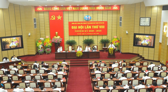 Đại hội Đảng bộ Cơ quan Văn phòng UBND TP Hà Nội lần thứ 8, nhiệm kỳ 2020-2025 - Ảnh 4