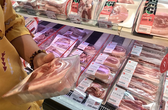 Siêu thị giảm giá thịt lợn nhập khẩu - Ảnh 1