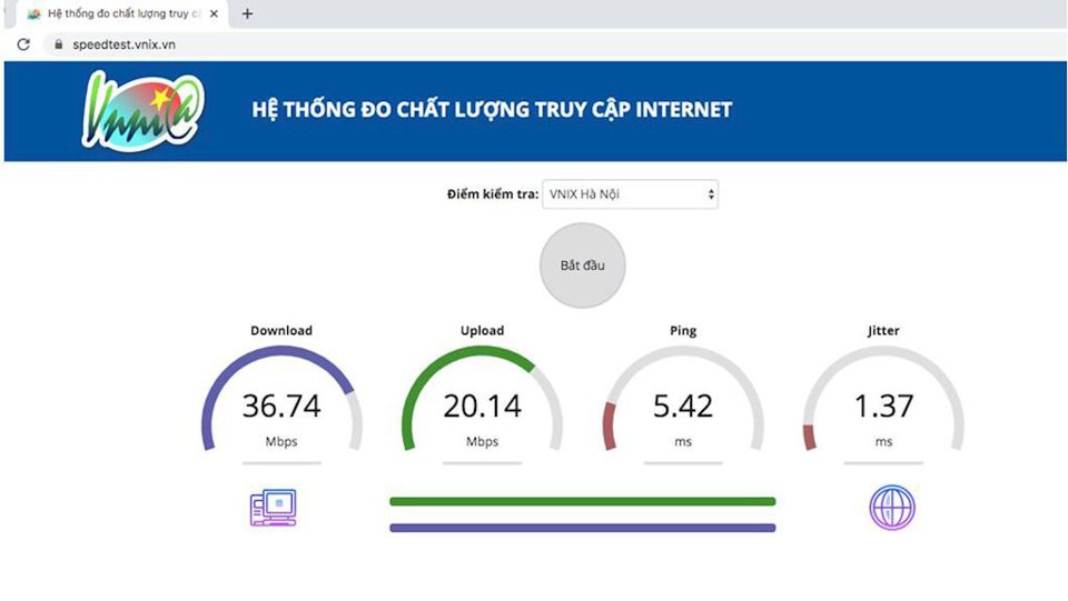 VNNIC công bố kết quả đo tốc độ truy cập Internet Việt Nam - Ảnh 1