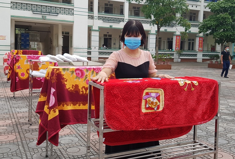Các trường mầm non, tiểu học quận Hoàng Mai sẵn sàng đón học sinh trở lại - Ảnh 2