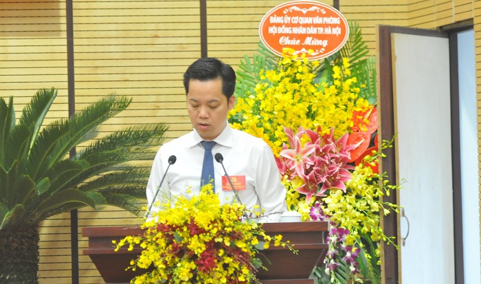 Đại hội Đảng bộ Cơ quan Văn phòng UBND TP Hà Nội lần thứ 8, nhiệm kỳ 2020-2025 - Ảnh 5