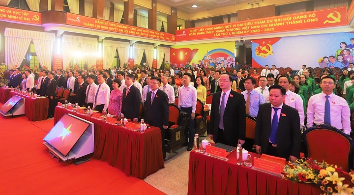 Đảng bộ Ngân hàng Vietcombank - Chi nhánh Thăng Long tổ chức thành công đại hội điểm - Ảnh 1