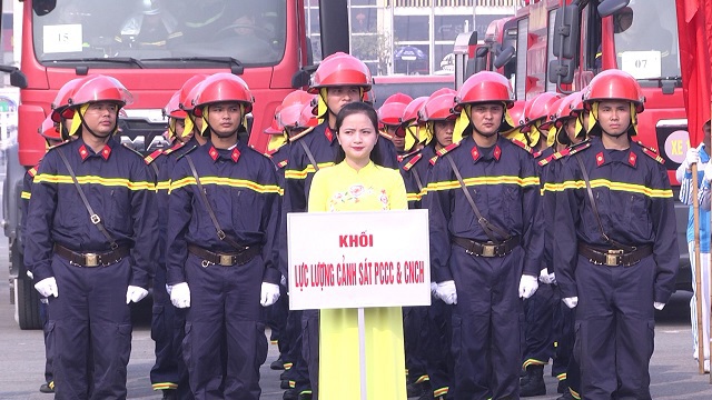 30 quận, huyện tham gia Hội thi nghiệp vụ chữa cháy và cứu nạn cứu hộ - Ảnh 8