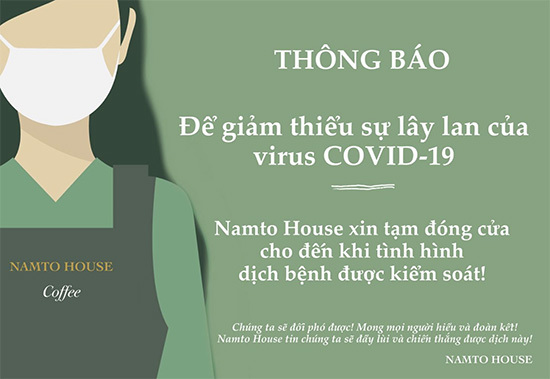 Nhiều quán cà phê, cửa hàng quần áo ở Đà Nẵng thông báo đóng cửa vì dịch Covid-19 - Ảnh 8