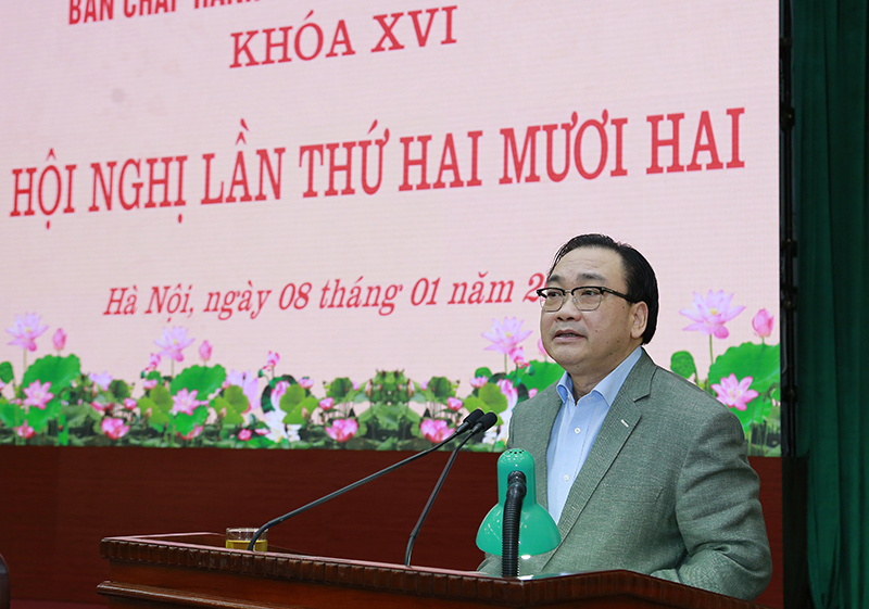 Hội nghị lần thứ 22 Ban Chấp hành Đảng bộ TP Hà Nội: Xem xét một số nhiệm vụ quan trọng trong công tác xây dựng Đảng - Ảnh 4