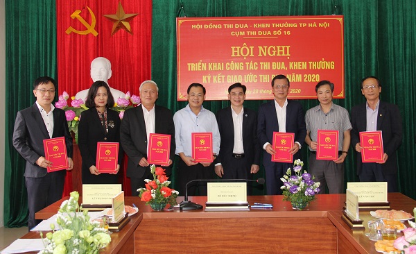 Hà Nội: Cụm thi đua số 16 ký giao ước thi đua năm 2020 - Ảnh 3