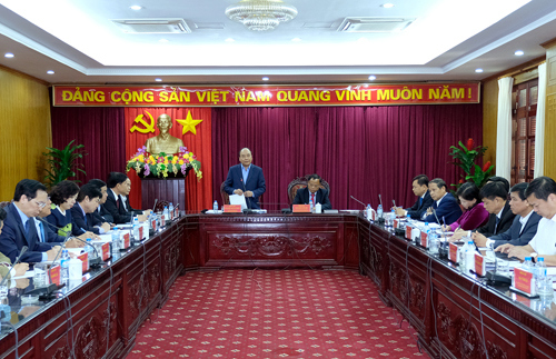 Thủ tướng Nguyễn Xuân Phúc làm việc với tỉnh Bắc Kạn - Ảnh 1