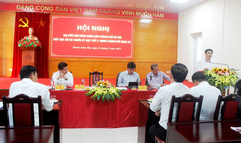 Cử tri quận Thanh Xuân kiến nghị giải quyết mâu thuẫn trong chung cư - Ảnh 3