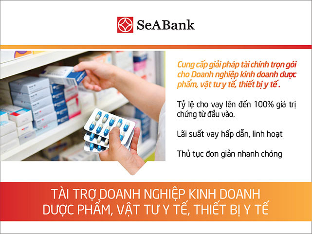 Seabank hỗ trợ doanh nghiệp kinh doanh dược phẩm, vật tư y tế, thiết bị y tế - Ảnh 1