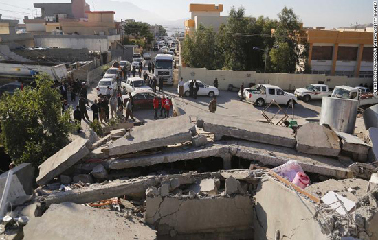 Chùm ảnh trận động đất Iran-Iraq làm hơn 7.000 người thương vong - Ảnh 11