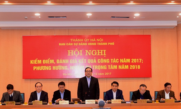 Ban Cán sự Đảng UBND TP kiểm điểm toàn diện các mặt công tác năm 2017 - Ảnh 1