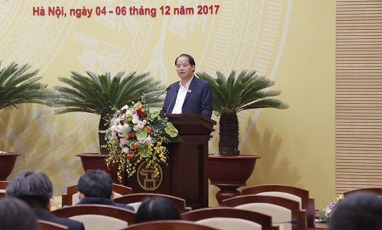 HĐND TP Hà Nội thảo luận về kế hoạch phát triển kinh tế-xã hội 2018 - Ảnh 7